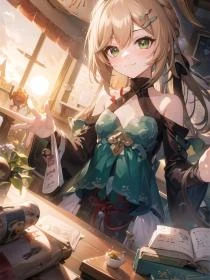 凌霄花上