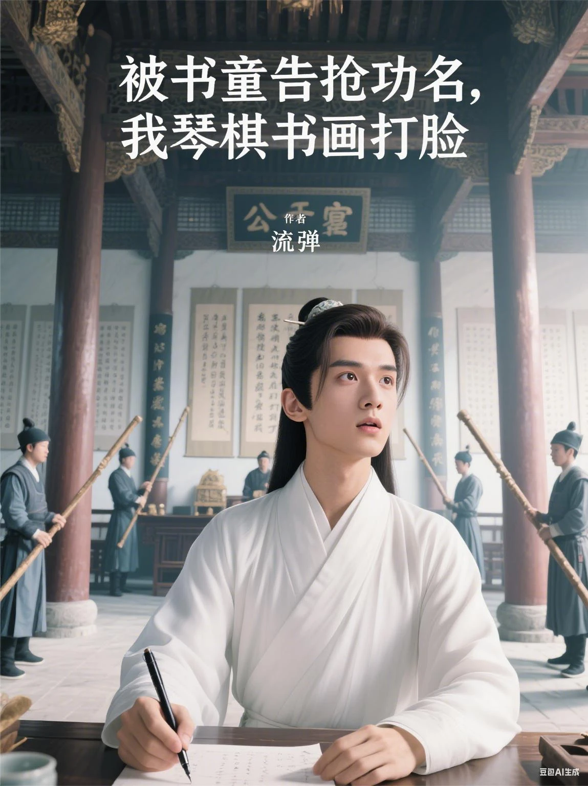 被書童告搶功名，我琴棋書畫打臉