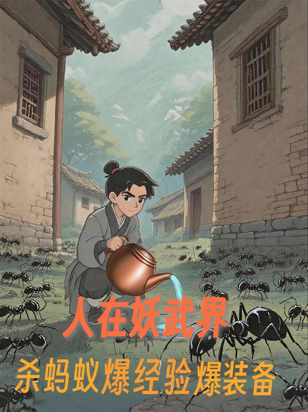 人在妖武界，殺螞蟻爆經驗爆裝備