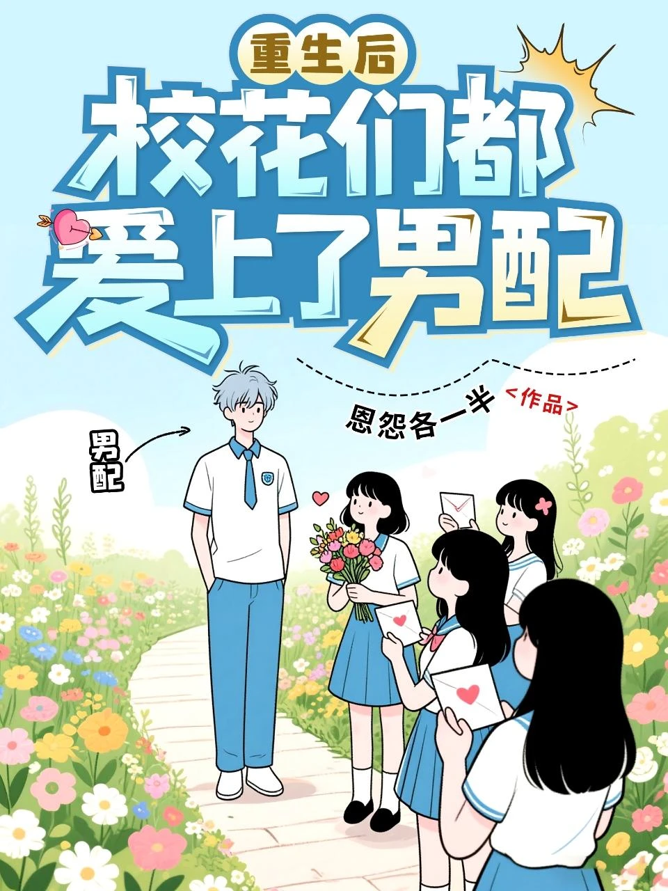 重生後，校花們都愛上了男配